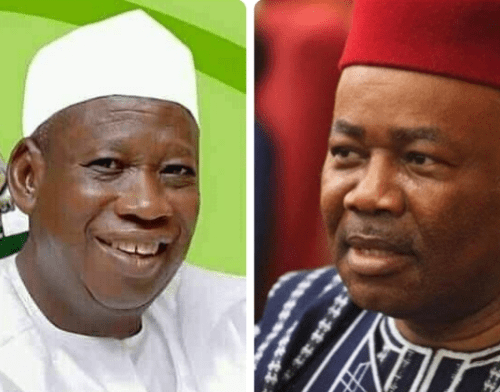 Read more about the article Akpabio is our candidate for Senate Presidency – Ganduje