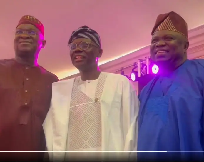 You are currently viewing Four years after, Ambode joins Fashola, Sanwo-Olu at reception in honour of Tinubu