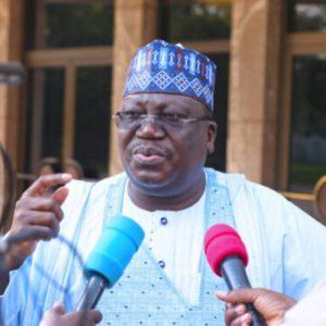 PRESIDENT BUHARI RECEIVES PRESIDENT OF THE SENATE LAWAN