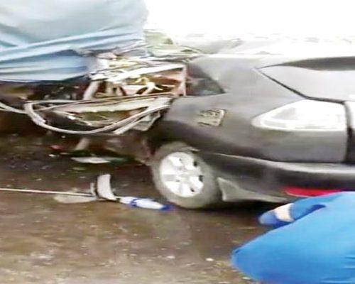 Read more about the article Seven escape death in Lagos crash, driver hospitalised