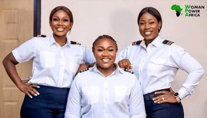 You are currently viewing Three Nigerian sisters who are all pilots become centre of attraction