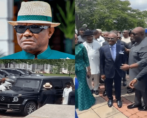 Read more about the article Wike arrives NASS for ministerial screening