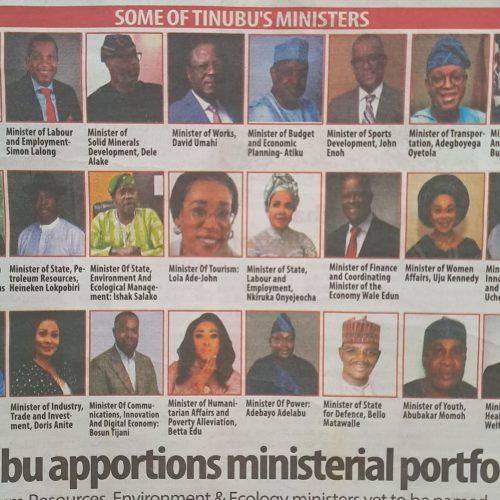 Read more about the article Allocation of Ministerial portfolios by Tinubu is faultless -Temitope Ajayi