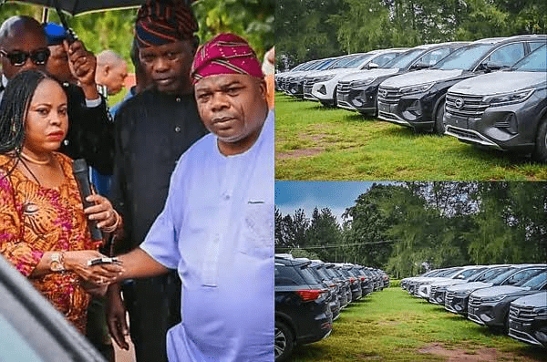 You are currently viewing Akeredolu presents vehicles to Ondo lawmakers