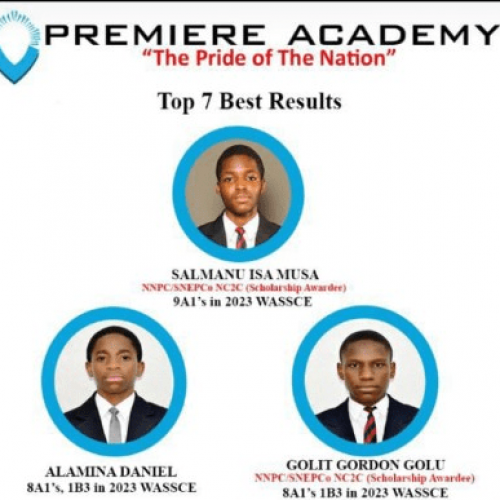 Premiere Academy Showcases Students’ Excellent Performances in 2023 WASSCE/SSCE