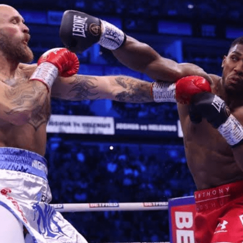 Read more about the article What Joshua said to Helenius after knocking him out