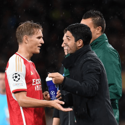 Read more about the article Mikel Arteta angry with Martin Odegaard as Emile Smith Rowe enjoys special moment