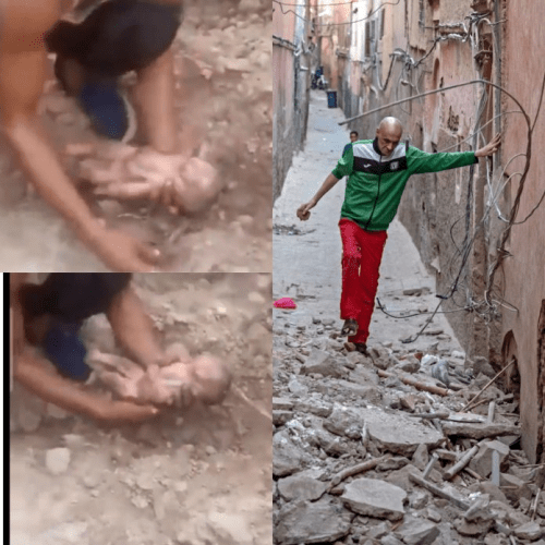 Read more about the article Newborn baby rescued alive as 2000 die in Morocco earthquake (videos)