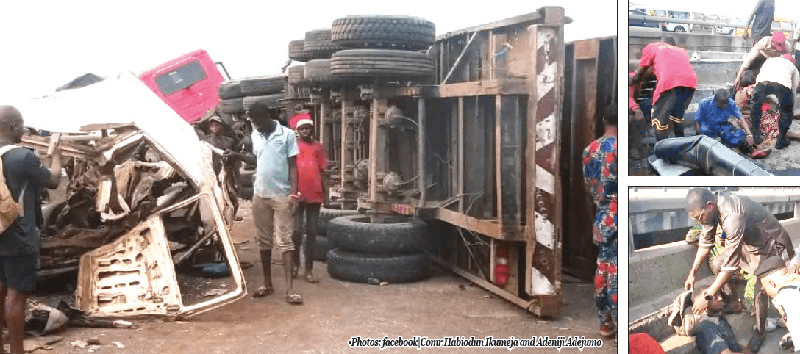 You are currently viewing Five die, 15 injured in Lagos-Ibadan highway crash