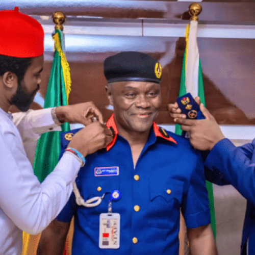 Shem Obafiaye, famous for ‘Oga at the top’ viral video, becomes Deputy Commandant-General, the newest “oga at the top”