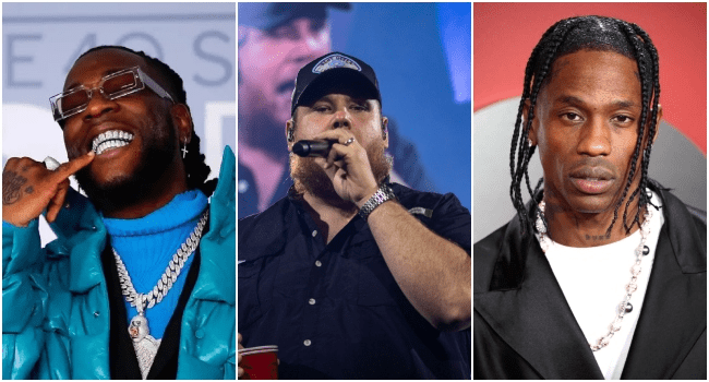 You are currently viewing Burna Boy, Travis Scott, Luke Combs To Perform At 66th Grammy Awards