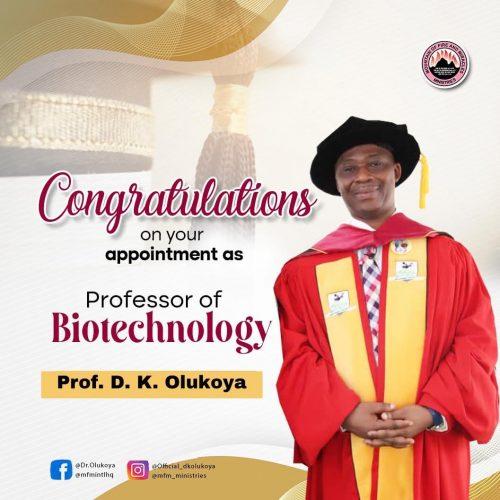 Read more about the article Dr D.K. Olukoya appointed Professor of Biotechnology
