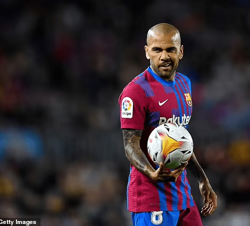 Read more about the article Stoney-faced Dani Alves walks out of prison after paying €1MILLION bail to end his 14 months incarceration