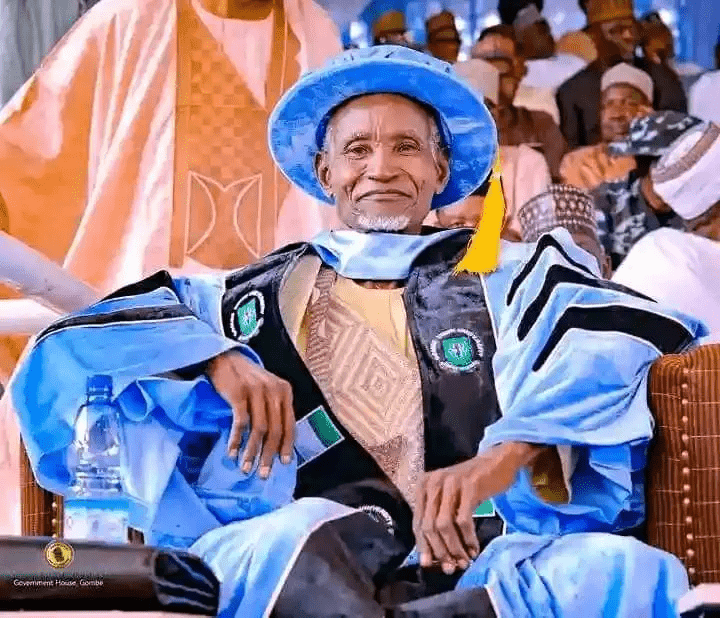 You are currently viewing 70-year-old man without formal education bags honorary doctorate for having 78 inventions