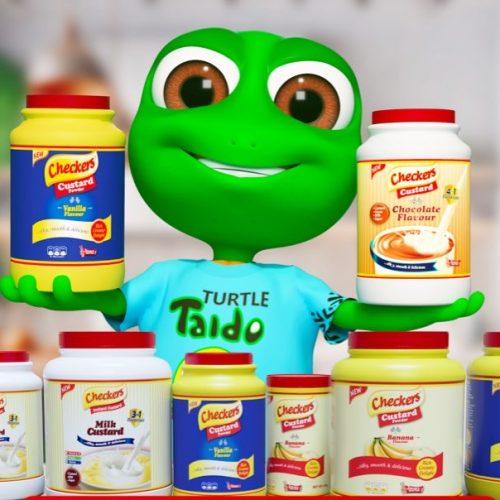Read more about the article Turtle Taido stars in new Checkers Custard Commercial