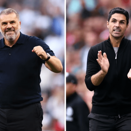 Read more about the article The key difference between Ange Postecoglou and Mikel Arteta that will decide the North London derby