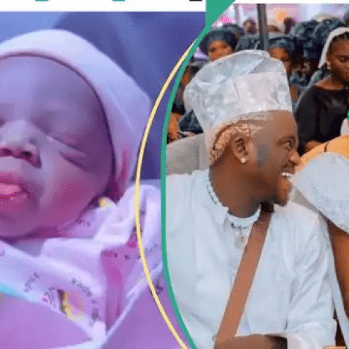 Portable welcomes child with 4th baby mama, Ashabi Simple