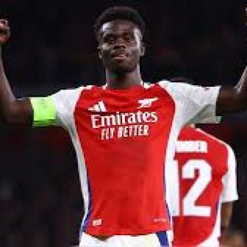 Arsenal 2-0 PSG – Champions League: Mikel Arteta’s side secure statement victory in North London thanks to Kai Havertz and Bukayo Saka strikes… while Man City dominate in Slovakia