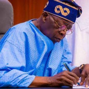 Tinubu signs