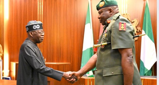 You are currently viewing Tinubu Promotes Acting COAS Oluyede To Lieutenant General