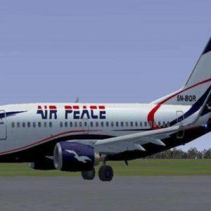 File picture of an Air Peace plane