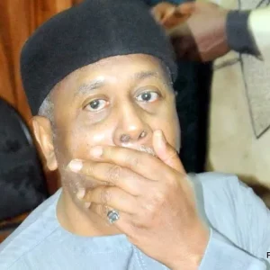 PIC. 9. SAMBO DASUKI ARRAIGNED OVER ARMS DEAL IN ABUJA