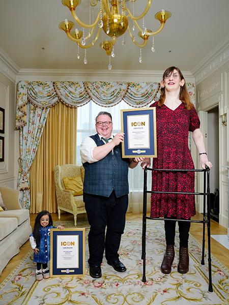 You are currently viewing World’s tallest, shortest women meet in London for historic moment