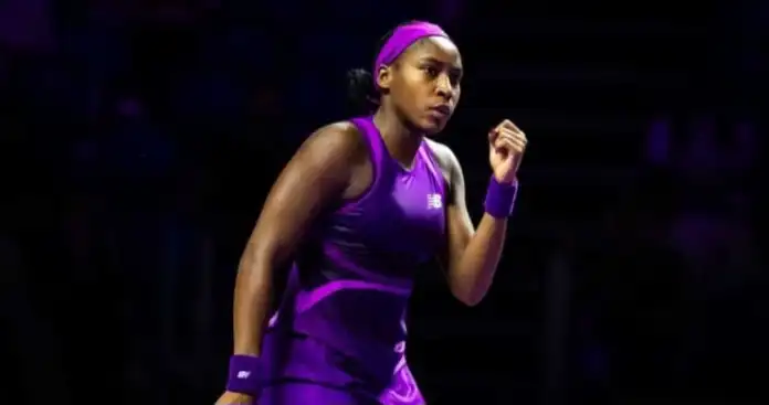 You are currently viewing Coco Gauff takes down Aryna Sabalenka and is one win away from the WTA Finals crown