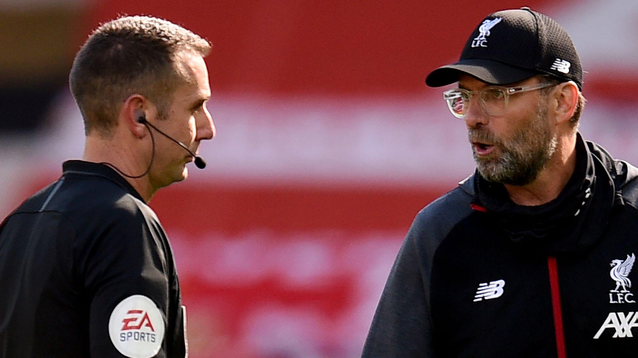 You are currently viewing David Coote: Premier League referee suspended amid video showing apparent criticism of Liverpool and Jurgen Klopp