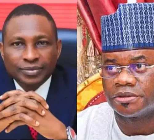 Read more about the article Again, Yahaya Bello presents self to EFCC