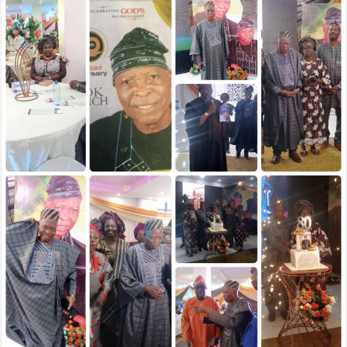 Read more about the article Builder Olusola Olowoshile’s Glorious 80th Birthday Celebration