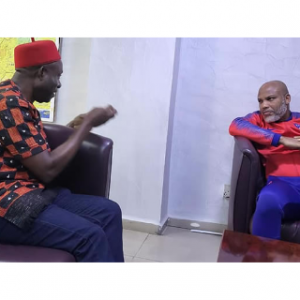 Anambra State Governor Charles Soludo and IPOB leader Nnamdi Kanu