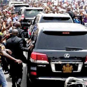 Governors luxurious convoys