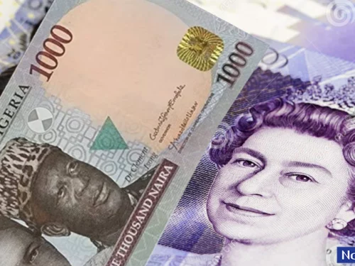 Read more about the article Naira trades below N2,000 against the British Pound for the first time since July
