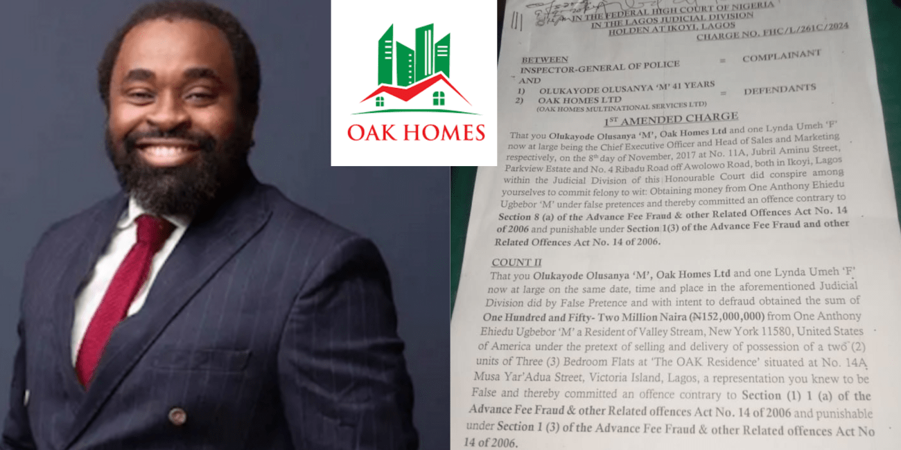 You are currently viewing Lagos Property Developer Olusanya, Company Face Trial For Allegedly Defrauding US-based Engineer Of N152million