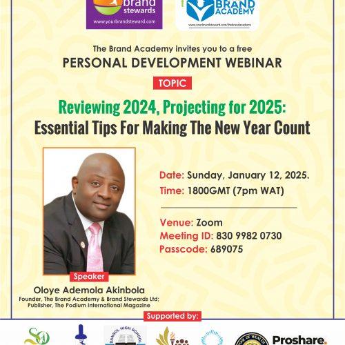 Read more about the article Nigerian Brand Academy Hosts Webinar for Career Professionals, Entrepreneurs