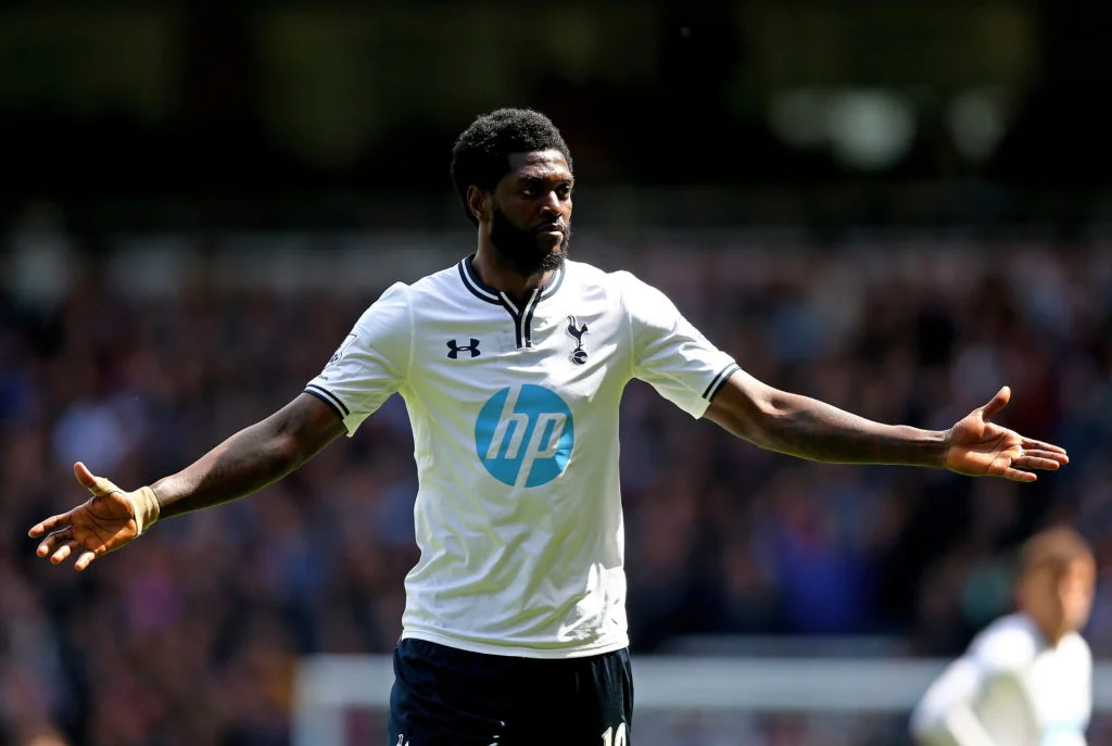 You are currently viewing Emmanuel Adebayor says manager Tottenham sacked was even better than Arsene Wenger