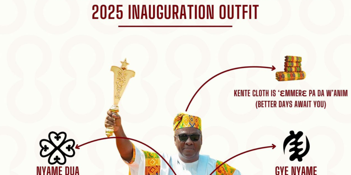 You are currently viewing How Ghanaian president’s attire at inauguration re-ignites his Nigerian connection