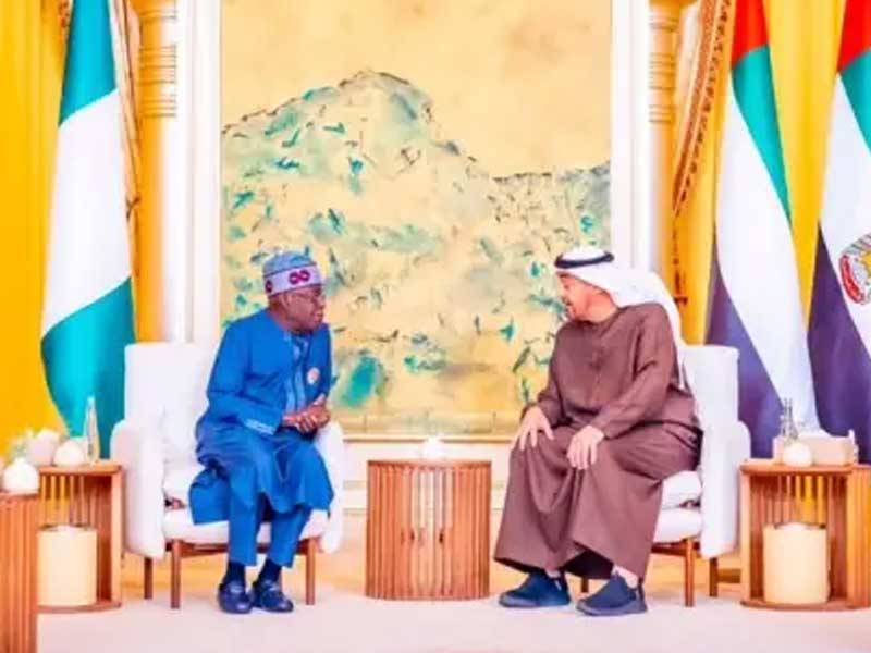 You are currently viewing Tinubu Holds Bilateral Meeting With UAE President
