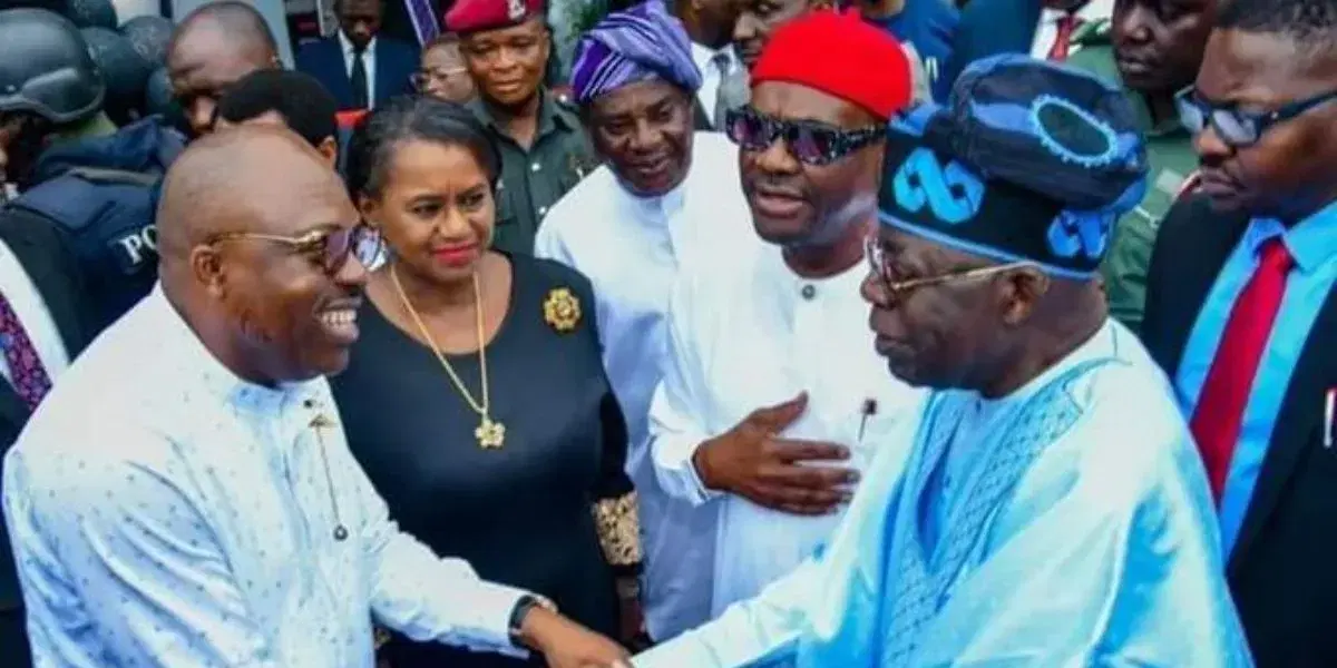 You are currently viewing Meeting with Tinubu: Wike, Fubara refuse to greet each other