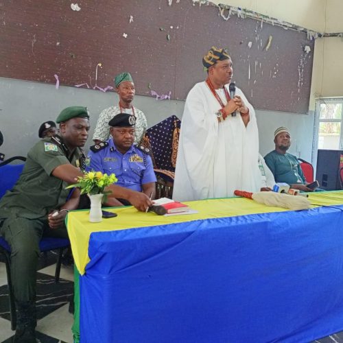 Read more about the article Olowo Advocates Collaborative Path Towards Secutity Consciousness