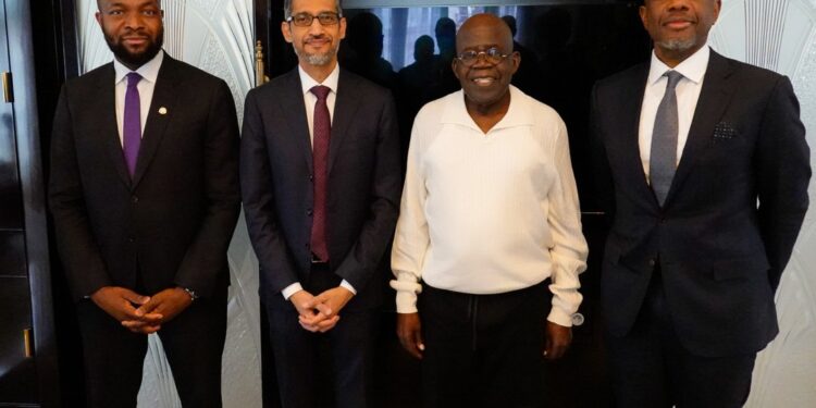 You are currently viewing Google’s CEO Sundar Pichai meets President Tinubu over AI skills expansion in Nigeria