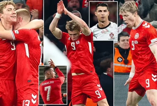 Read more about the article Hojlund: Why I Copied Ronaldo’s Goal Celebration