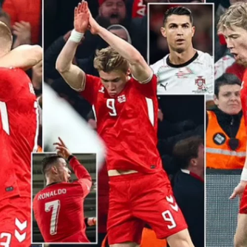 Hojlund: Why I Copied Ronaldo’s Goal Celebration