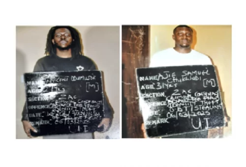Read more about the article Police arrest three international bank cheque ‘forgers’, celebrity impersonators