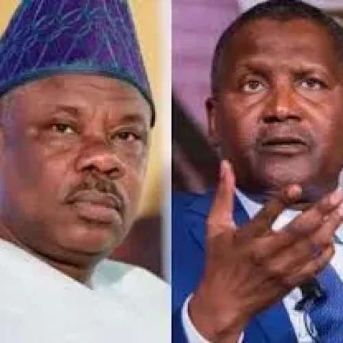Ex-Ogun Gov Amosun demolished my cement plant twice – Dangote