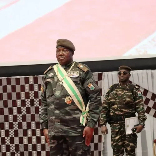 Read more about the article Niger Republic Coup Leader Sworn In As President For Five Years 