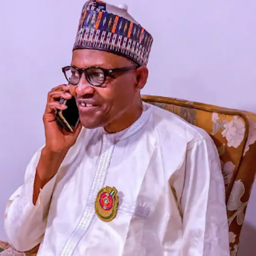 Read more about the article In A Telephone Call, Buhari Rejoices With Tinubu At 73, Appreciates Role In Making Him President