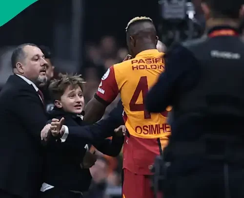 Read more about the article Victor Osimhen Reacts After Scoring His 1st Hat Trick for Galatasaray vs Antalyaspor