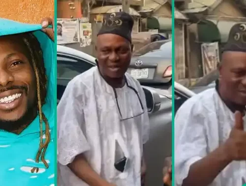Read more about the article Asake Reportedly Buys Father Car and House in 2023 As Clip of People Hailing Singer’s Dad Emerges